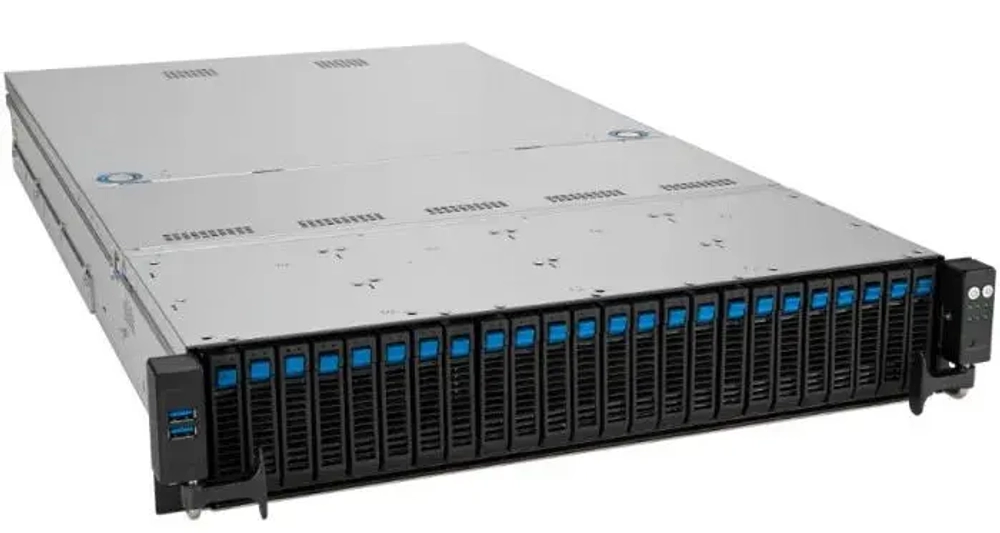 Серверная платформа ASUS  RS520A-E12-RS24U/1G/1.6kW/16NVMe/RH/OCP/GPU