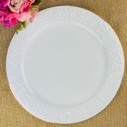 Lenardi 109-160 Круглое блюдо 30,5см БЕЛАЯ РОЗА в под.уп.(х6)Фарфор