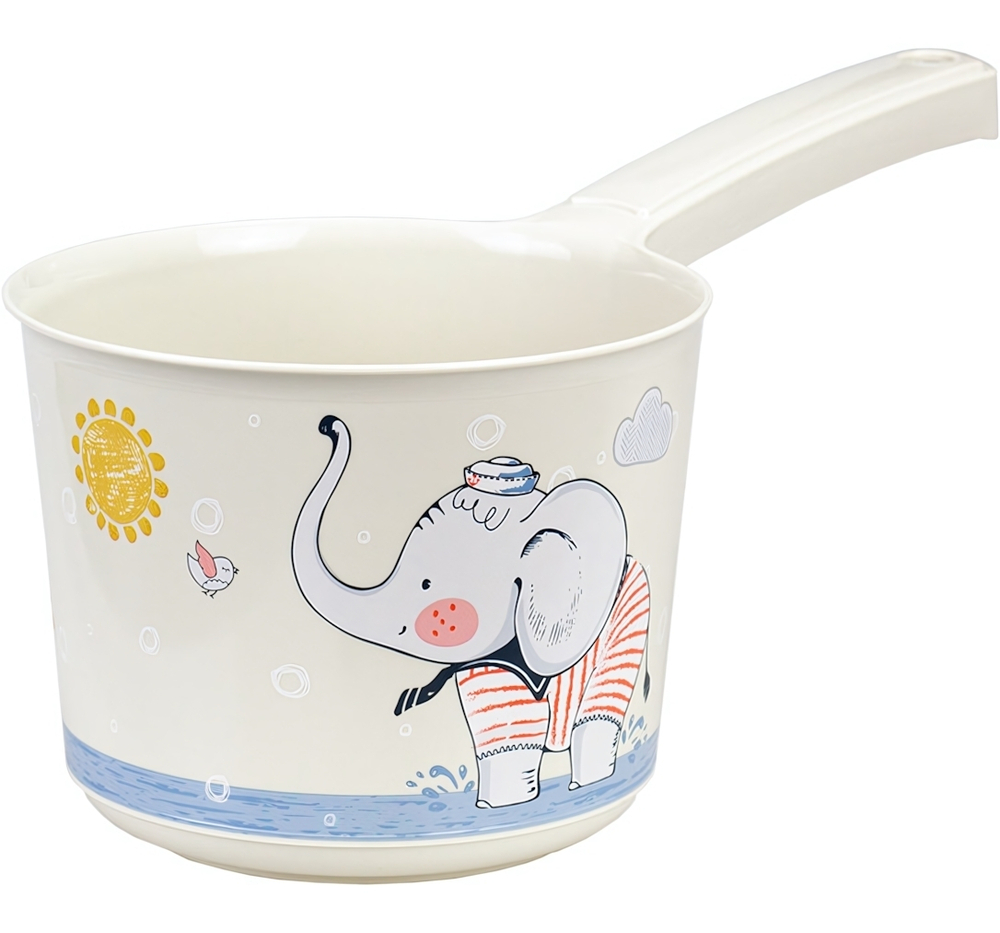 Ковш 1,5л ДЕКО с рисунком М1218