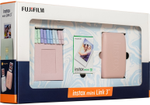 Компактный фотопринтер Fujifilm INSTAX MINI LINK 3 BUNDLE розовый