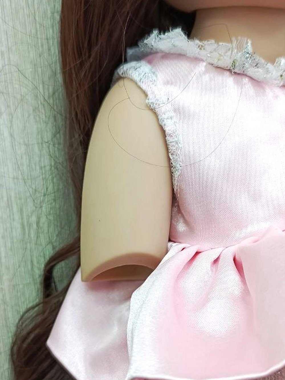 УЦЕНКА1Кукла Реборн виниловая, шарнирная 45см в пакете (FA-442)