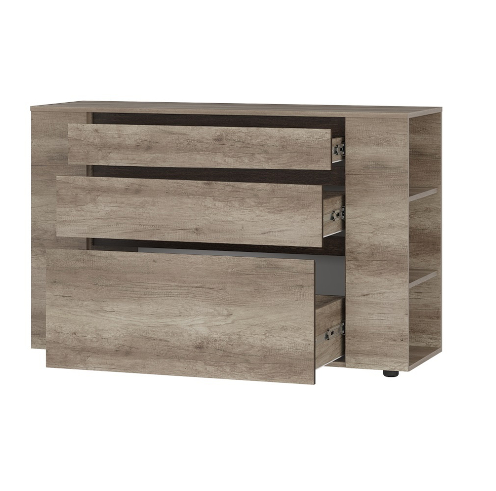 Комод Энигма КМ-06 дуб каньон/венге