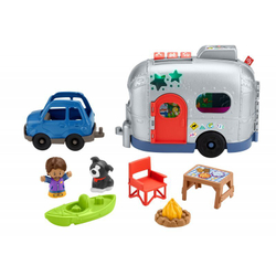 Fisher-Price Little People - Образовательный кемпер маленького исследователя + 2 фигурки + аксессуары HJN43