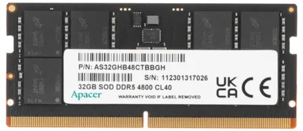 Модуль памяти SODIMM DDR5 32GB Apacer FS.32G2A.PTH