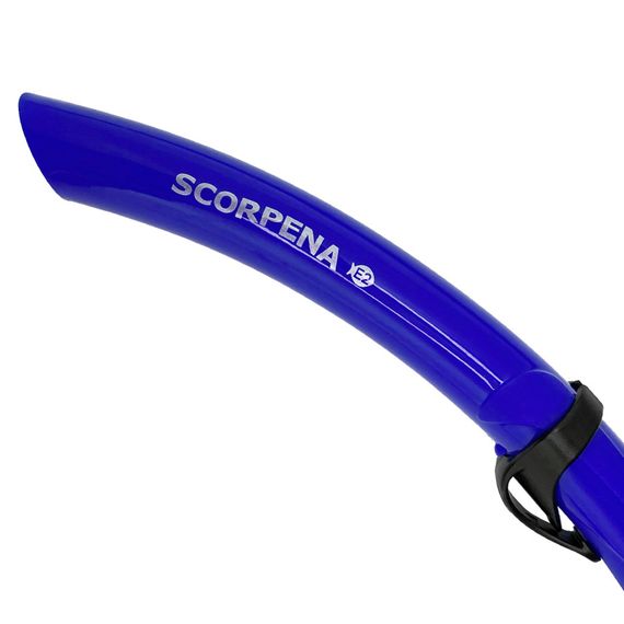 Трубка Scorpena E2 с клапаном темно-синяя
