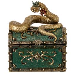 GAEM Шкатулка "Змея", L14 W9 H17 см