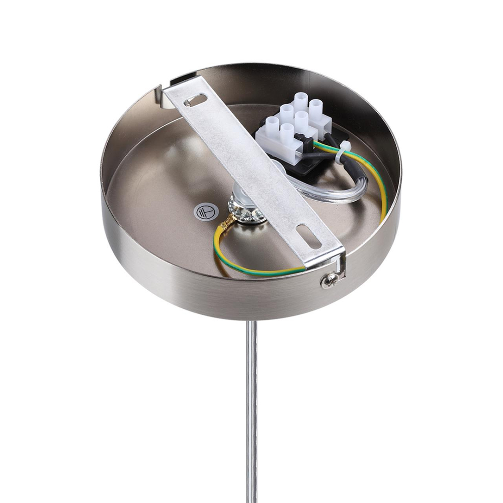 8251/3 MODERNI LN26 530 никель/серый, металл/текстиль Подвес Е27 3*60W 220V NIKKI