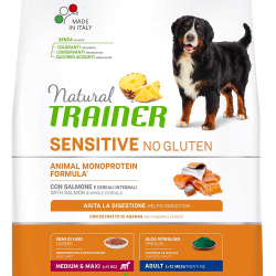 Trainer Dog Adult Medium&Maxi Sensitive Salmon - корм для собак средних и крупных пород, склонных к аллергии (лосось)