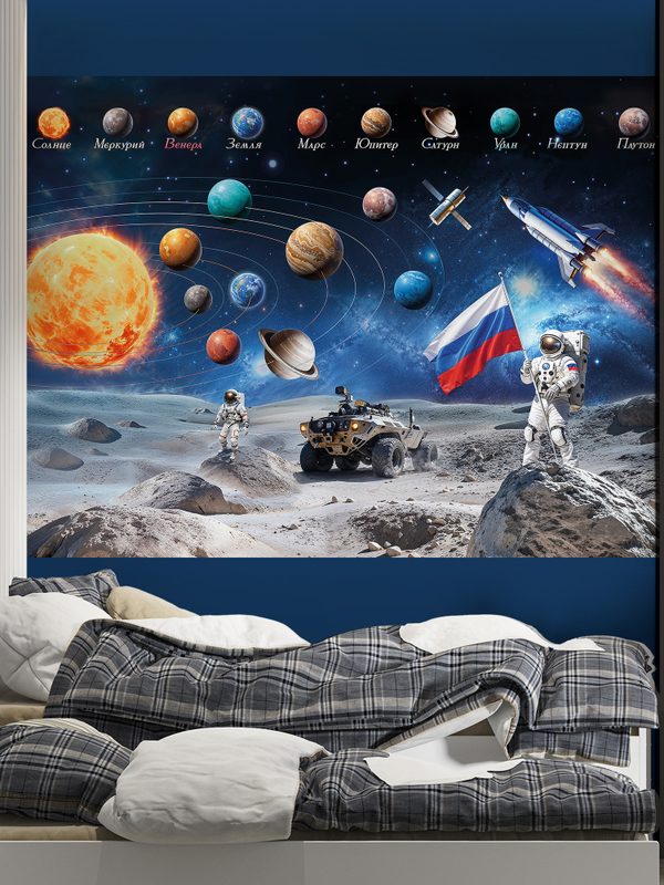 3D Фотообои звездная галактика из космоса