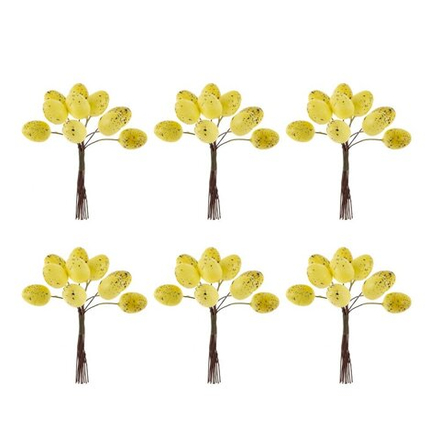 GAEM Набор из 6-ти изделий декоративных "Яйца пасхальные", L17 W3 H18/10 см