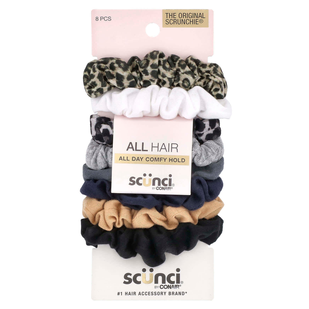 Scunci, The Original Scrunchie®, ассорти, 8 шт.