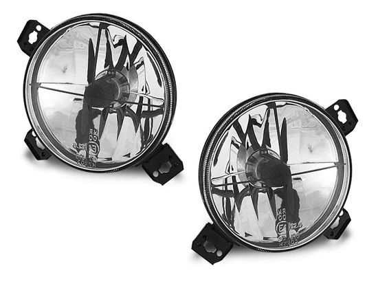 Передние фары внутренние VW Golf 2 chrome