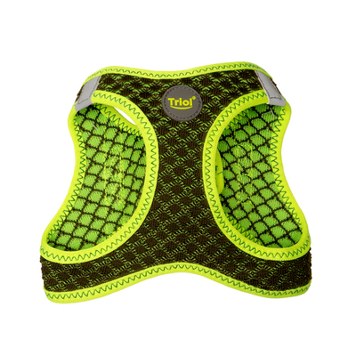 Шлейка-жилетка мягкая со светоотражающими элементами "Нео" L, темно-серая, обхват груди 470-500мм, Triol