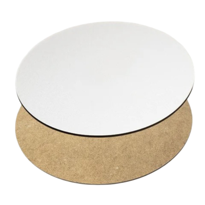 Подложка круглая 180/3мм (дерево-Хдф/белая)
