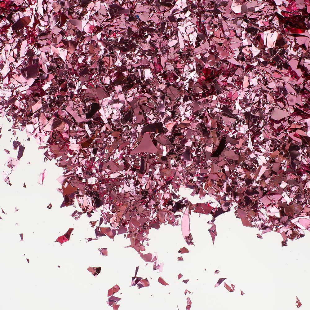 Конфетти дробленые Розовый, Металлик, 20 г.