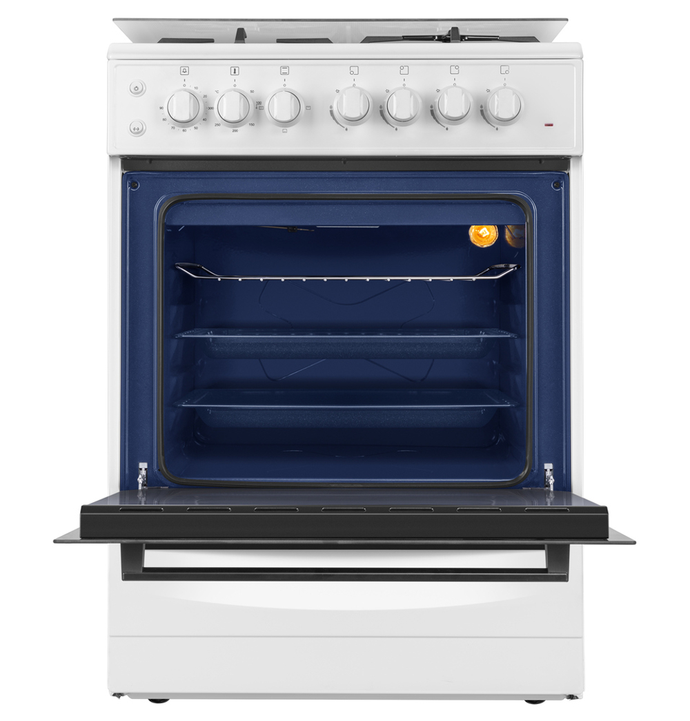 Газовая плита с электрической духовкой MAUNFELD MGC60ECW04