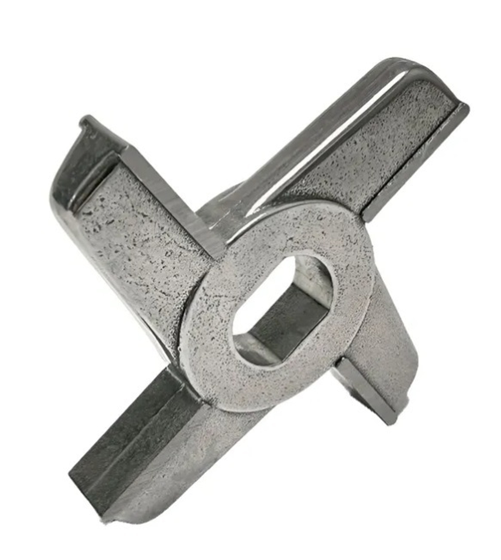 Нож для мясорубки МИМ-300.01.008 (МИМ-300М;-350), ММ(УКМ), МЭП-300(Н;Н-01) крестовой двухсторонний без бурта