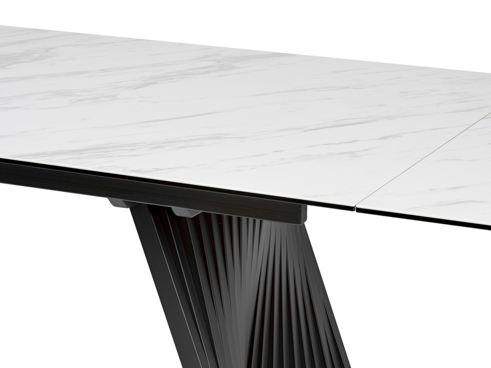 Стол М-City DISAUR Ивар (Ivar) 180 Kl-99 Белый мрамор, Итальянская керамика, темно-серый