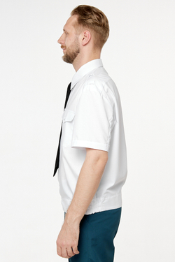 Рубашка МЧС мужская белая, короткий рукав