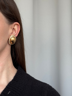 Клипсы с кристаллами Christian Dior