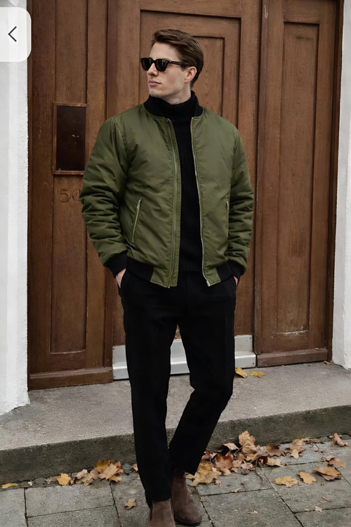 Бомбер мужской демисезонный "HN-5" хаки