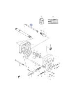 Шток фиксации положения двигателя DF9.9B-20A 45420-89L01-000