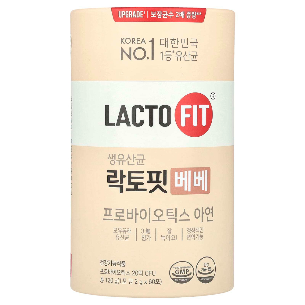 Lactofit, Пробиотик, Bebe, 60 стиков (2 г) каждый