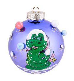 НФШ-1713/2 Ел.украшение Шар «Змея» 85 мм