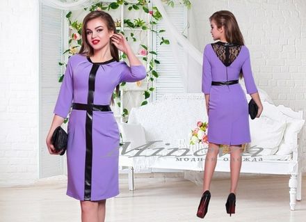 Платье 8534-сиреневый Minova