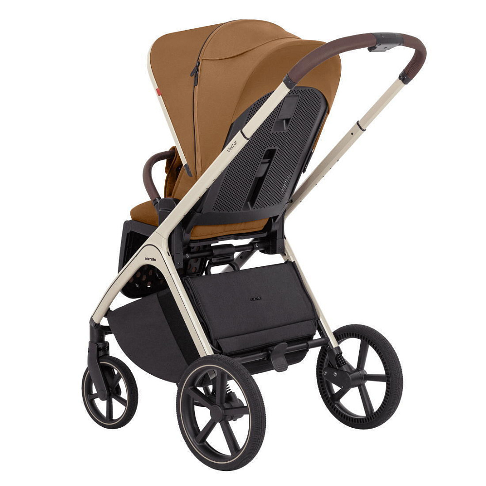 Коляска Carrello Vector CRL-6550 и автокресло Cybex Aton S2 Ocean Blue 3 в 1 Coral Beige
