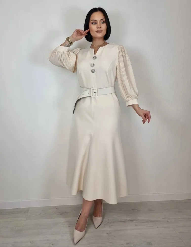 Платье ремнем 03590-1 Fabrika