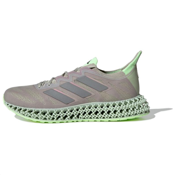 Adidas 4D FWD 3 Бежевые кроссовки Низки Свето-серый/Зеленый/Светло-желтый/Темно-серый Женские