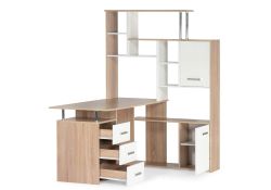 Компьютерный стол КС15 правый 142,7х130х175,2 дуб сонома