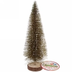 Ёлка декоративная «Сказочное сияние» 20 см, Золото
