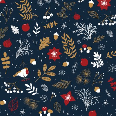 Новый год Рождество New year pattern