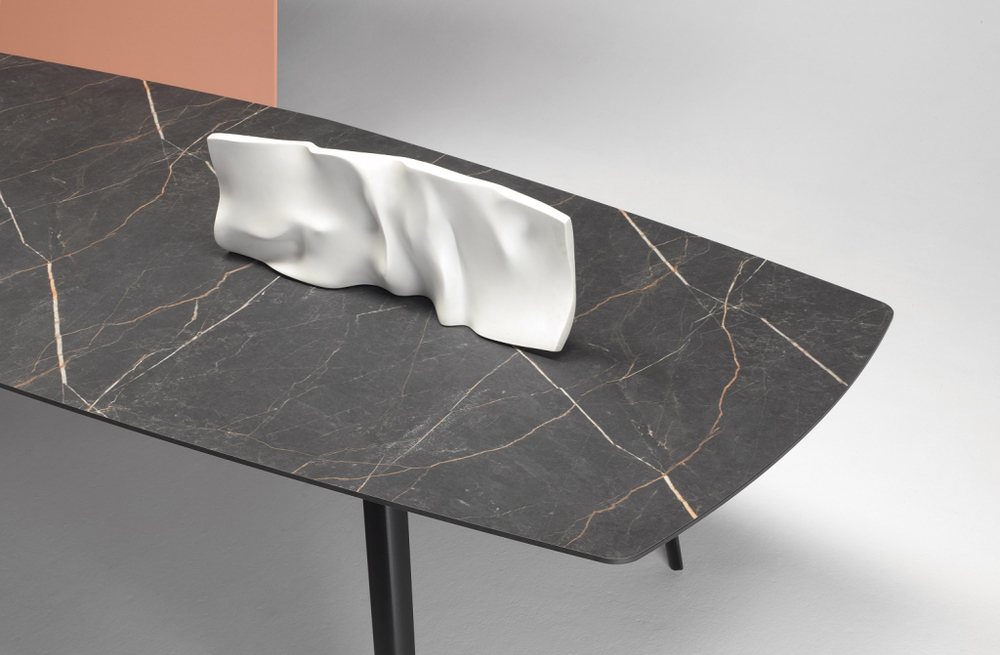 Стол ламинированный Scab Design Squid, черный, черный мрамор Сахара