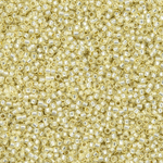 Японский бисер TOHO Round 15/0 (№PF2109), с внутренним серебрением, полупрозрачный глянцевый