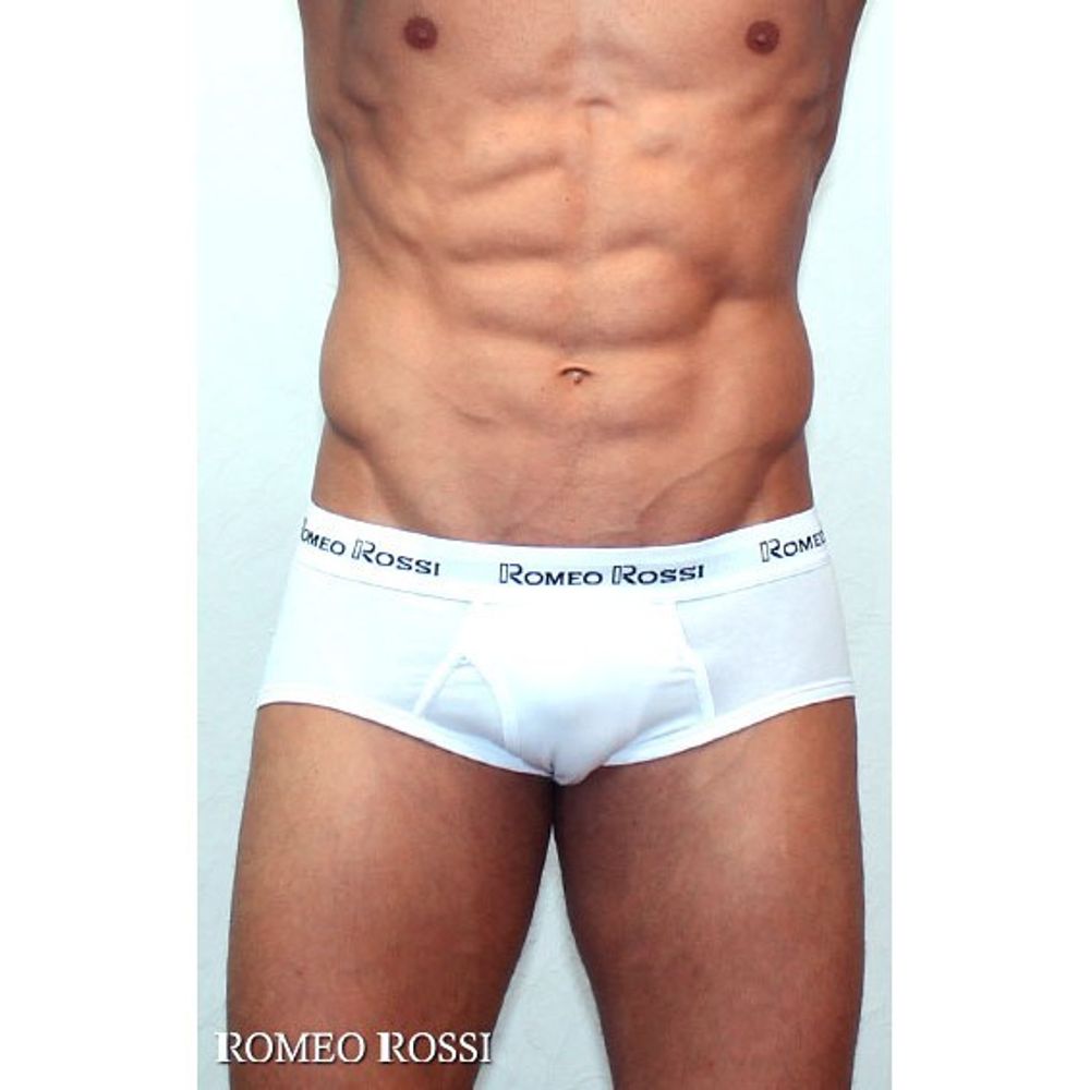 Мужские трусы брифы белые Romeo Rossi RR366-1 Brief