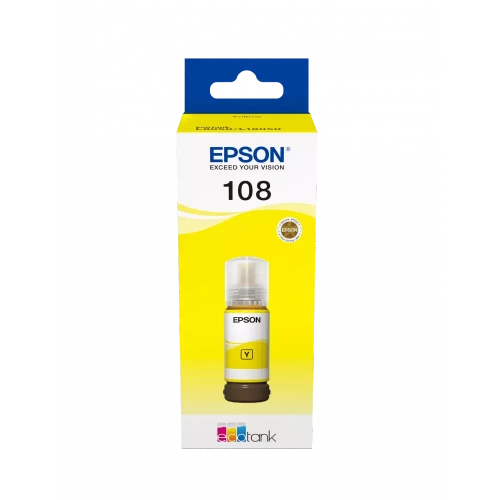 Картридж Epson C13T09C44A 108 EcoTank ink Yellow