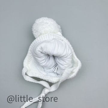 Шапка демисезонная, Белая