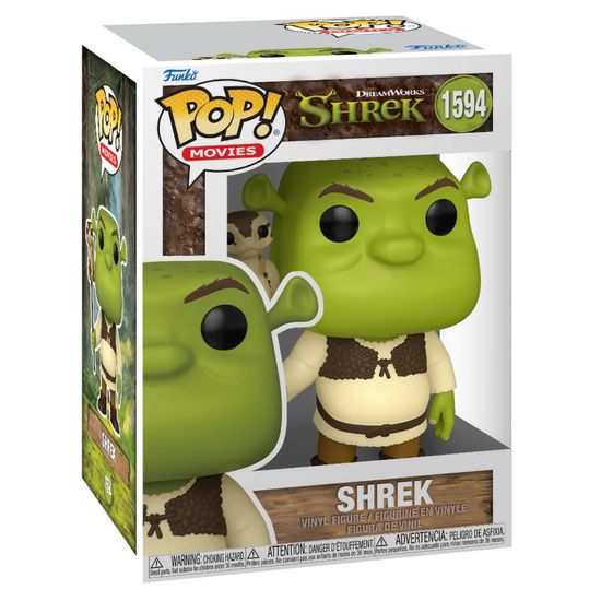 Фигурка Funko POP! Movies Shrek DW 30th Shrek w/Snake (1594) 81176 / Фигурка Фанко ПОП!  по мотивам мультфильма "Шрек", Шрек