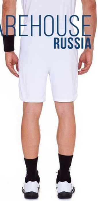 Мужские теннисные шорты Hydrogen Reflex Tech Shorts - белый