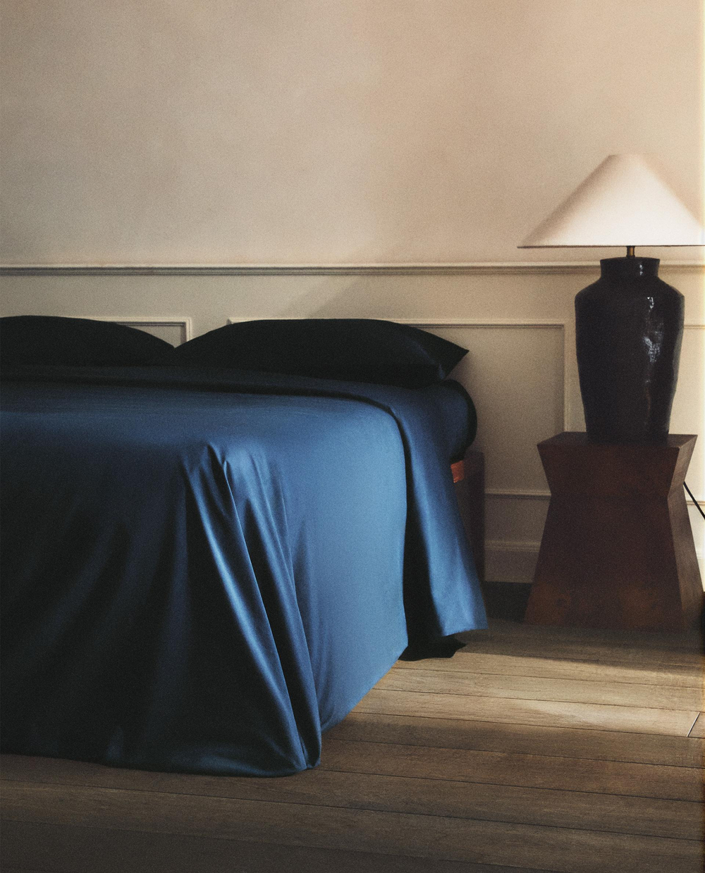 Пододеяльник Zara Home перкаль, хлопок 100%, однотонный, 2100/088