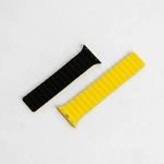 Ремешок Mutural Watch Band Molan для Apple Watch 38/40/41mm (Black/Yellow)