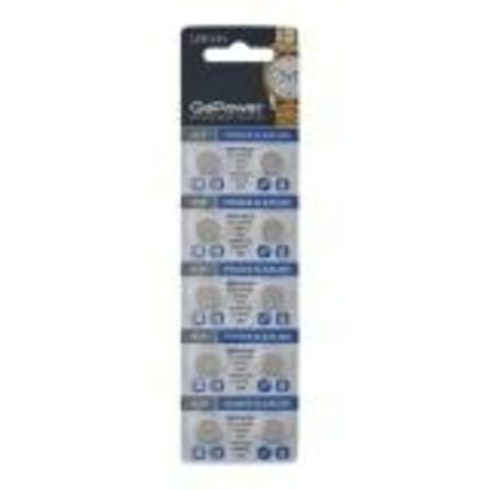 Батарейка GoPower G9/LR936/LR45/394A/194 BL10 Alkaline 1.55V