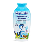 Felce Azurra SAPONELLO Средство для купания и мытья головы «Сахарная вата» Bodywash & Shampoo Cotton Candy 400 мл