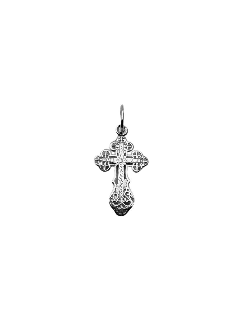 Крест из серебра/Чернение