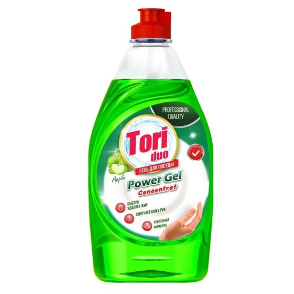Средство для посуды TORI Fresh Зеленое яблоко 500 мл