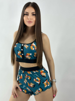 Пижама шорты и топ-майка A0041