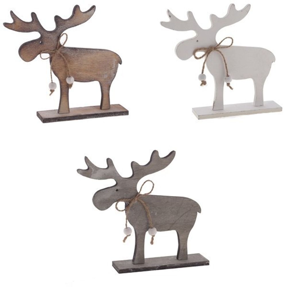 GAEM Фигурка декоративная "Лось", L17 W4 H15 см, 3в.